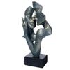 Ornamentos de Escultura Abstrata de Luxo Nórdico Transfronteiriço, Máscara, Artesanato de Resina, Decoração de Mesa para Armário de Vinho em Casa