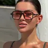 Nuevas Gafas de Sol Aviador Retro de Doble Puente, Clásicas y de Moda, Unisex, Diseño de Nicho, Gafas de Sol Elegantes