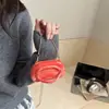 2026 Nova Clutch Redonda Tendência Europeia e Americana Bolsa de Festa Mini Bolsa Alça de Metal Retrô Bolsa de Ombro Transversal