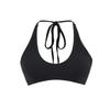 Top Sexy de Camadas com Decote U e Alças Halter Amarradas, Verão Modelador, Yoga Íntimo com Bojos e Colete com Costas Lindas
