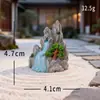 Micro-Paisagismo Criativo Estilo Clássico Grou Rochedo Cachoeira Lagoa Jardinagem Paisagismo DIY Decoração Acessórios Pequenos Enfeites
