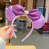 Faixa de Cabeça de Luxo de Alta Qualidade para Mulheres, Acessório de Cabelo para o Topo da Cabeça, Faixa de Cabeça com Laço do Mickey e da Minnie para Fotos em Parques de Diversão