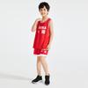 Traje Infantil Uniforme de Baloncesto Verano Niños Manga Corta Shorts Ropa Deportiva Bebé Conjunto de Dos Piezas Niñas Ropa de Secado Rápido