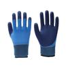Guantes de Protección Laboral Gasa Gris Azul Arrugado Resistente al Desgaste Sumergido Pvc Sitio de Trabajo Embalaje Neutro en Blanco Colgantes Guantes de Goma