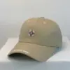 Boné de Baseball de Alta Qualidade com Bordado Floral, Aba Rígida para Mulheres, Estilo Novo, Circunferência da Cabeça Grande, Aba Larga, Emagrecimento Facial, Estilo Coreano, Chapéu Casual Versátil
