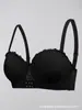 Tallas Grandes Hermoso Espalda Encaje Botón Frontal Sujetador Ropa Interior para Mujer Push-Up Exportación Europea y Americana Amazon Tallas Grandes Hermoso Espalda Cruzada Sujetador