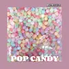 100 Contas Letra Macaron Material para Miçangas Material Doce Pop Acessórios para Pulseira Colar DIY