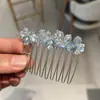 Peine de Cristal para Peinar el Flequillo y Recoger el Cabello Suelto, Pasador Antideslizante, Accesorio Versátil y Elegante para el Cabello para Mujeres, Nuevo Modelo 2026 Peine Invertido