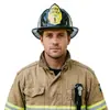 Sombrero de bombero para adulto, sombrero de plástico, casco, casco de bombero de plástico, accesorio de sombrero para fiesta de cosplay y actuación