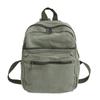 Mochila Casual de Lona Lavada Estilo Nuevo para Mujer Artística Versátil Retro Bolso de Mano Ligero para Viajero Estudiante Mochila Escolar