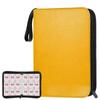 Fabricante de Dongguan Jiugong gebao Ke Meng Cremallera de PU libro de tarjetas de hojas sueltas Colección de tarjetas Magic Baby libro de tarjetas lote de tarjetas