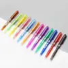 Traje de bolígrafos de gel térmicos borrables creativos 8 colores 12 cajas de PVC inserto de embalaje personalizado color del patrón bolígrafo de gel borrable