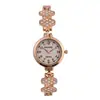 2025 Nuevo Reloj de Moda para Mujer Transfronterizo Retro Lujo Ligero Reloj de Pulsera Personalidad Creativa Incrustaciones de Diamantes Reloj Británico para Mujer