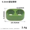 Hebilla ajustable de doble agujero de 5-10 mm, herraje para cordón de teléfono de aleación de zinc, tope de cordón, telescopio metálico de dos vías