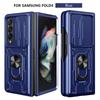Modelo Nuevo Europeo y Americano Transfronterizo Adecuado para Samsung Zfoldable4 Soporte Anticaída Funda para Teléfono Móvil Shijia Ventana Deslizante Cubierta de Funda para Teléfono Móvil de Coche