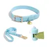 Widone Correa para Perro Collar para Perro Arnés para Mascota Juego Arnés para Perro Chaleco Estilo Cuerda de Tracción Correa para Perro
