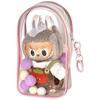 Bolsa de calor pequeña comida bolsa de bebé de PVC caja sorpresa fuera a prueba de polvo labubu incluso 10cm burbuja mate bolsa de bebé hecha a mano