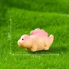 Novo produto transfronteiriço: Figuras de Tiranossauro Rex e Triceratops que brilham no escuro, fofos enfeites decorativos DIY, acessórios para pendurar, decorações para paisagens em miniatura