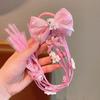 Peluca Infantil Little Pony Trenza Manchas Princesa Linda Dibujo Animado Estrella de Cinco Puntas Tocado Pinza para el Cabello de Bebé Accesorios para el Cabello