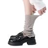 Polainas de Punto Originales de Gama Alta para Mujer, Diseño Coreano de Nicho, Polainas Holgadas de Estilo Callejero Americano