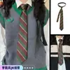 Corbata de Raya Estilo Universitario Cinturón Cadena de Cintura para Mujer 2025 Nuevo Estilo Bufanda Accesorios para la Cintura Bufanda de Seda Sexy