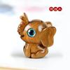Chaveiro Criativo Elefante Xiaoji DIY Pingente Esculpido em Jacarandá Pingente de Corrente para Pendurar em Celular/Bolsa