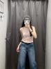 Sutiã Hot Girl Style Japonês para Mulheres Solteiras, Colete Curto com Bojo, Cobertura para Seios, Roupa Íntima para Pescoço 470939