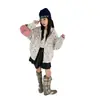 Ropa para niños, chaqueta para niñas, abrigo con capucha y cremallera de dibujos animados, ropa de abrigo, 26 nuevos estilos de primavera y otoño, ropa de comercio exterior, productos de fábrica