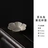 Porta-copos Impregnados com Cinzas no Atacado com Designs Criativos, Resistentes ao Calor e Anti-Escaldantes, Acessórios de Chá Cerâmicos Retro Estilo Chinês
