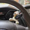 Decoração Fofa de Cão para Alavanca de Câmbio de Carro, Ornamento Personalizado de Pelúcia para Interior de Carro, Decoração Criativa para Carro