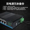 Switch Ethernet Industrial de 100 Gigabit 5/8 Monitoreo Tipo Riel DIN Protección contra Rayos y Resistente a Altas Temperaturas Tipo Redundante