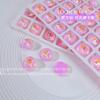 Internet Red Explosivo Grasa Uñas Cuadradas Arte de Uñas Diamante Súper Flash K9 Producto Alto Cristal de Vidrio con Forma Multicorte Adornos de Diamantes para Uñas