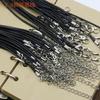 Venta caliente colgante para teléfono móvil cuerda de cera accesorios DIY collar cuerda cierre de langosta cuerda de cuero collar creativo coreano