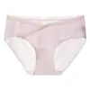 Pantaletas de maternidad de nuevo diseño en V de tiro bajo con soporte abdominal seleccionadas cuidadosamente al por mayor, entrepierna de algodón 7A antibacteriana suave transpirable ropa interior de maternidad