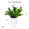 Más de 100 Tipos de Flores Artificiales y Plantas Verdes, Combinaciones de Plantas Artificiales en Maceta de Plástico, Flores Artificiales de Venta Caliente Transfronteriza, Mini Bonsáis Artificiales, Fuentes de Suministro