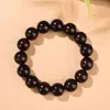 Pulseira de Sândalo Vermelho de Folha Pequena Indiana Estrela Dourada Brilhante 108 Contas Contas de Oração Contas de Oração de Sândalo Vermelho Pulseira Feminina de Múltiplos Círculos