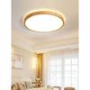 Lámpara de techo para sala de estar de madera maciza al por mayor LED nuevo chino estudio Protección ocular Paquete inteligente para toda la casa Lámparas para balcón y dormitorio
