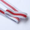 2.5-5CM Color Engrosado Patrón de Tanque Borde de Media Luna Alta Elasticidad Cintura de Pantalones Banda Elástica Micro Elástico Material de Zapato sin Lanzadera Goma