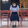 Uniforme Escolar Tailandés Nanno Chica Tabú Xiaowei Camisa Tailandesa Estilo Preppy Falda Plegada JK Traje Falda Verano Conjunto Completo