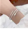 Pulsera Serpiente Espiritual Nicho Lujo Ligero Exquisita Personalidad Más Fácil de Combinar Moda Alto Gama Diseño Accesorios Año Animal 2025