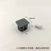 Soporte de estante tres en uno para gabinete Conector de muebles Clavo para panel de partición de armario de plástico Cuatro en uno
