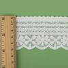 Renda branca de 3 cm, linha de renda óssea, renda elástica, renda, acessórios de renda de alta qualidade em estoque