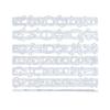 Molde de Silicona para Familia DIY de Calidad para Envío Directo One Piece Herramienta Artificial para Hornear 6 Piezas Combinación Número Letra Molde para Pastel