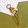 Cadena para Teléfono de Cuentas de Cerámica Estilo Xiaohongshu para Transmisiones en Vivo de Tiktok Nuevo Regalo Llavero Colgante Lindo para Estudiantes