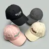 Nueva gorra de béisbol casual bordada de secado rápido con letras tridimensionales para hombre y mujer, versión coreana de sombrero con visera Joker pico de pato al por mayor