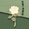 Novo Estilo Chinês Camélia Lótus Lótus Rosa Marcador de Página de Metal Clipe de Livro Literário e Requintado Presentes Pequenos Culturais e Criativos