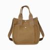 Bolsa de Lona Estilo Lazy Japonés y Coreano Bolso Satchel de Gran Capacidad Bolso de Hombro Cruzado para Estudiante Universitaria Bolso de Mano de Moda