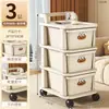 Armário pequeno multi-camadas para brinquedos infantis e itens diversos, adequado para uso doméstico, quarto, com gavetas e prateleiras
