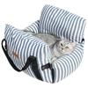 Alfombrilla para Coche de Mascota, Cojín para Asiento de Coche, Cama para Perro para el Asiento del Pasajero, Accesorio de Coche Desmontable y Lavable