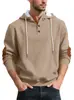 Ropa para Hombre Sudadera con Capucha Estilo Europeo y Americano Amazon Nuevo Estilo Jacquard Casual Patchwork Top de Cuero Otoño e Invierno Chaqueta de Color Sólido